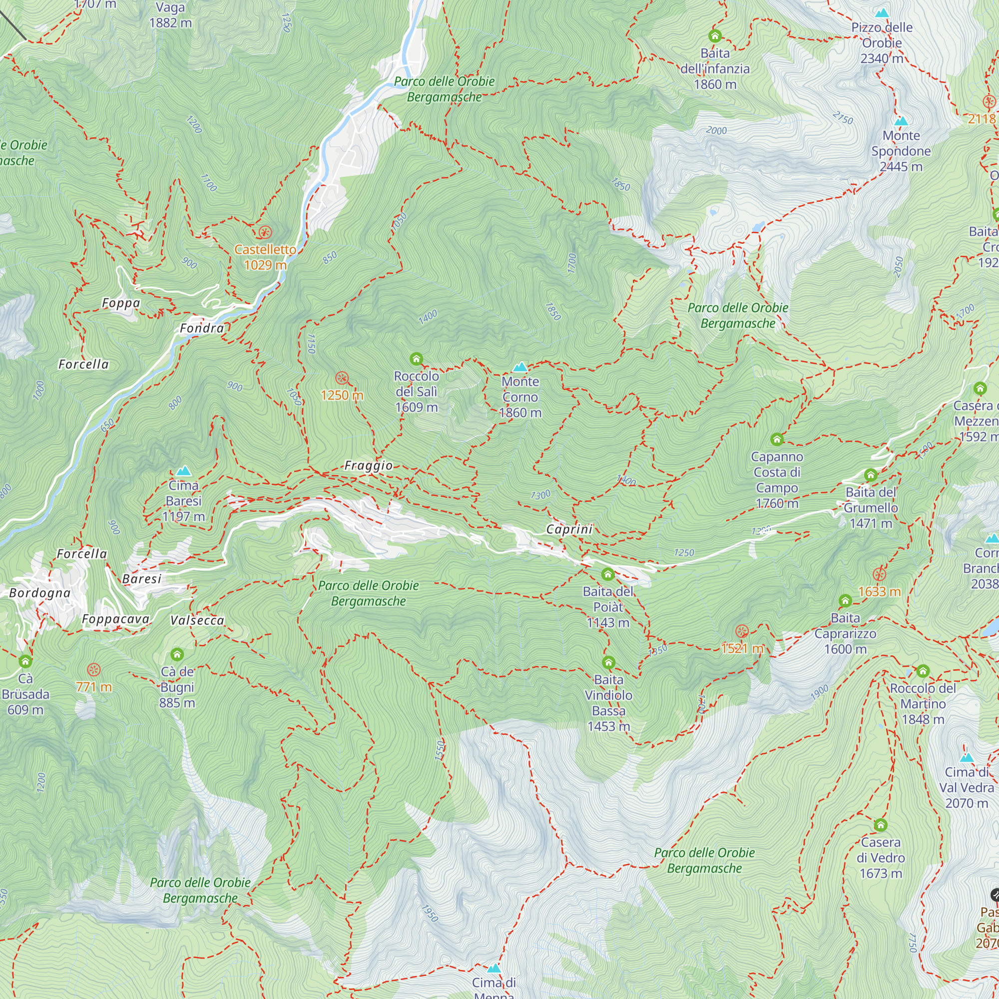 Capriletto map