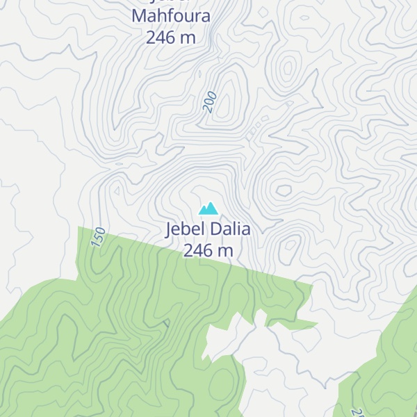 Map of Jebel Dalia