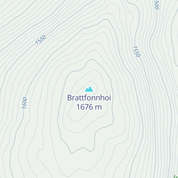 Map of Brattfonnhoi