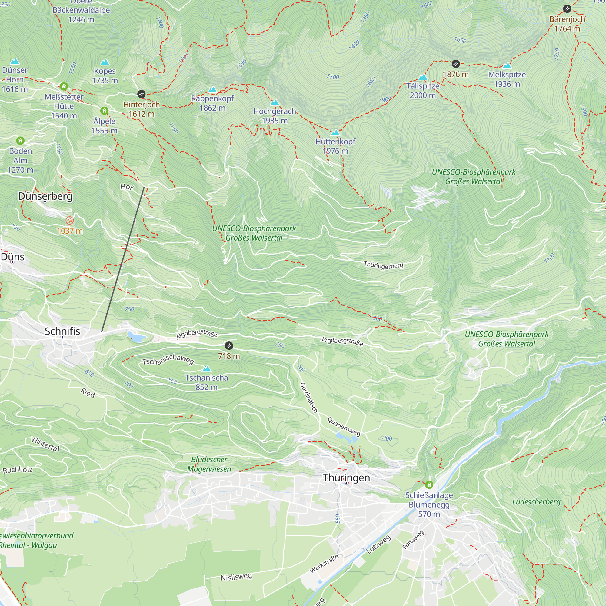 Gampelinalpe map