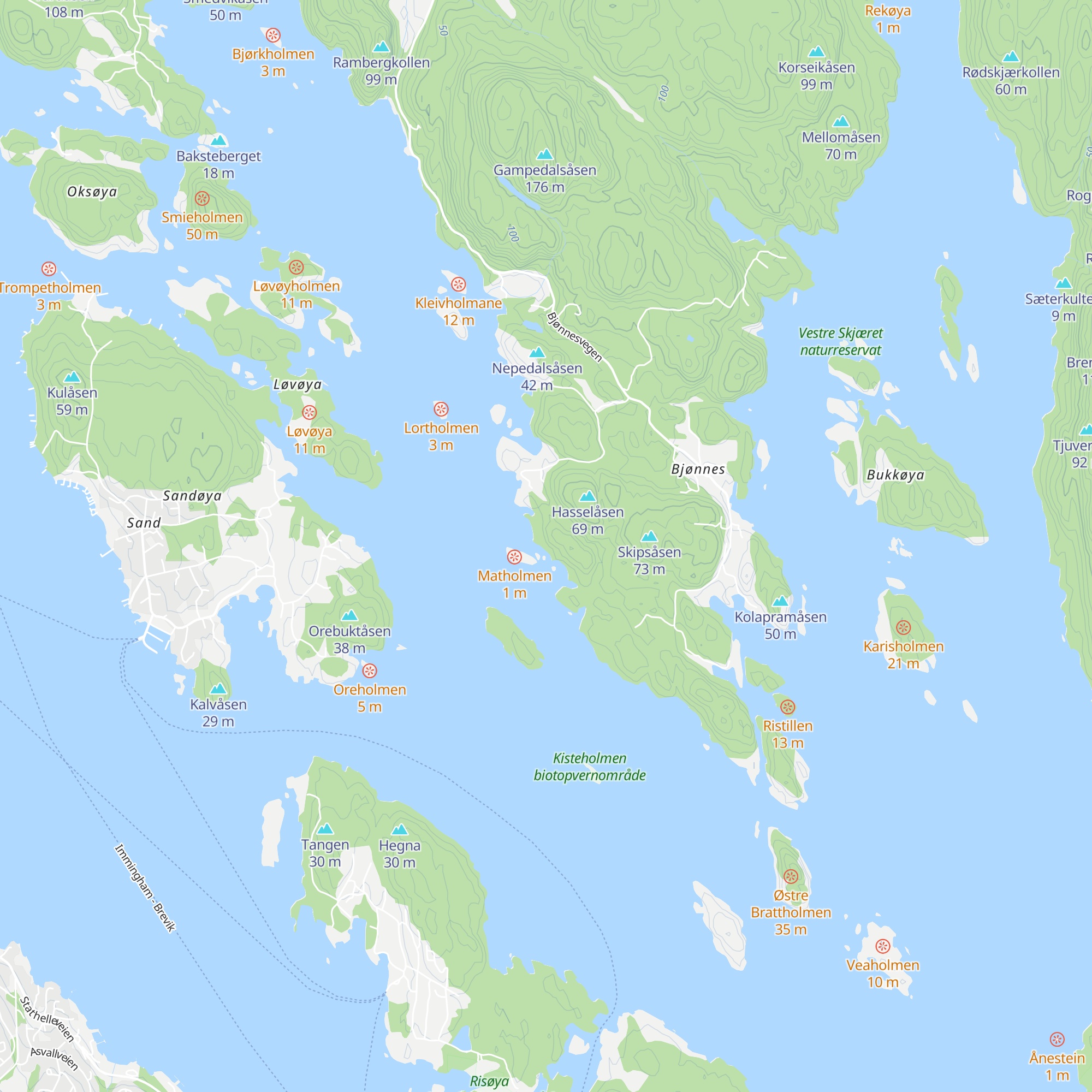 Sildevika map