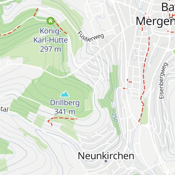 Map of Drillberghütte