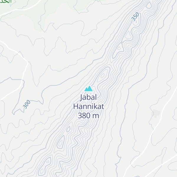 Map of Jabal Hannikat