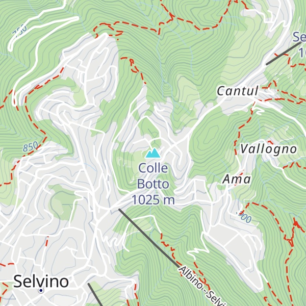 Map of Colle Botto