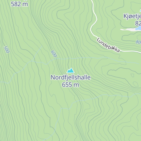 Map of Nordfjellshalle