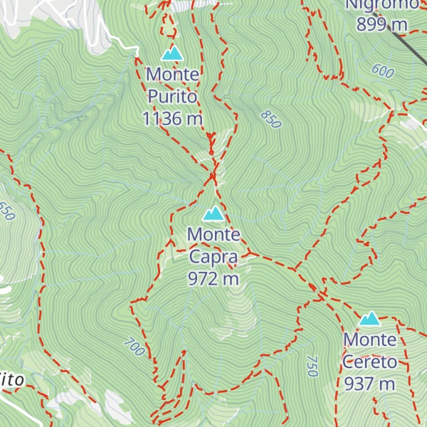 Map of Monte Capra