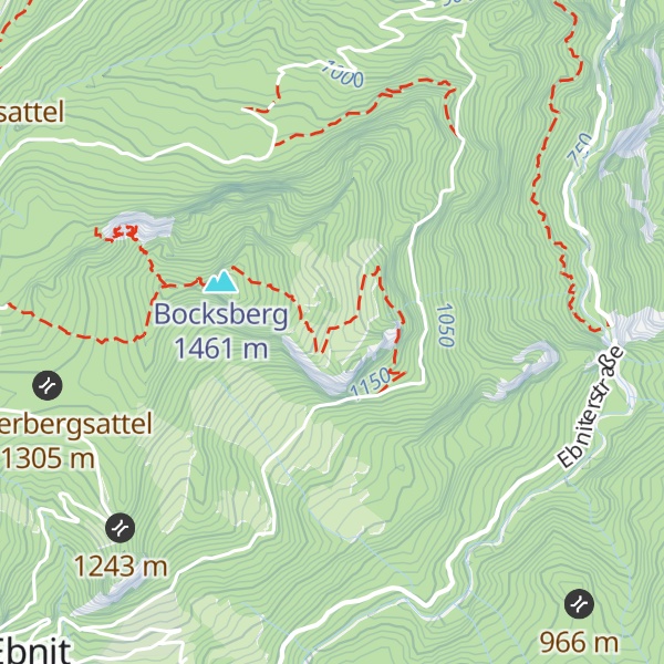 Map of Bocksbergalpe