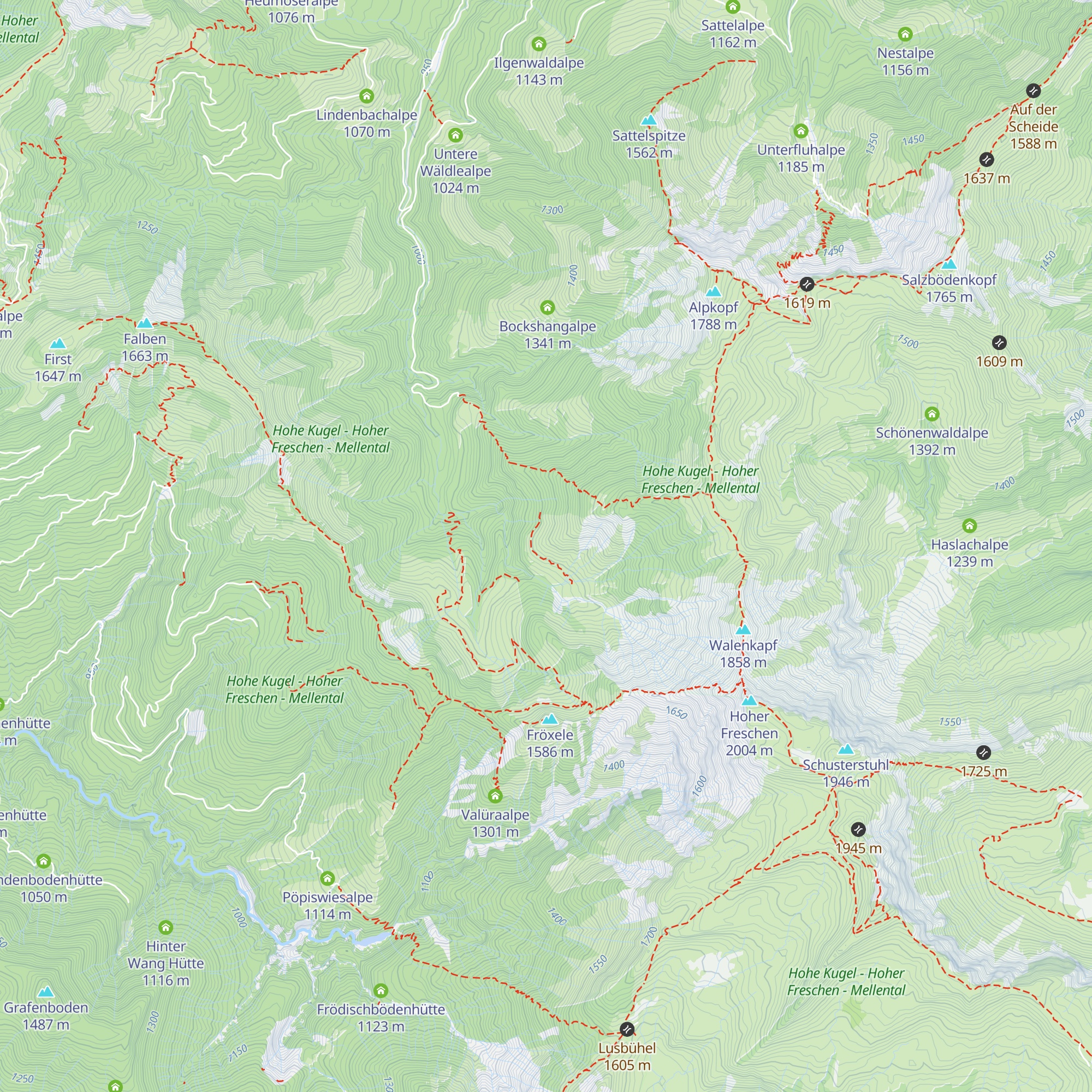 Obersturmalpe map