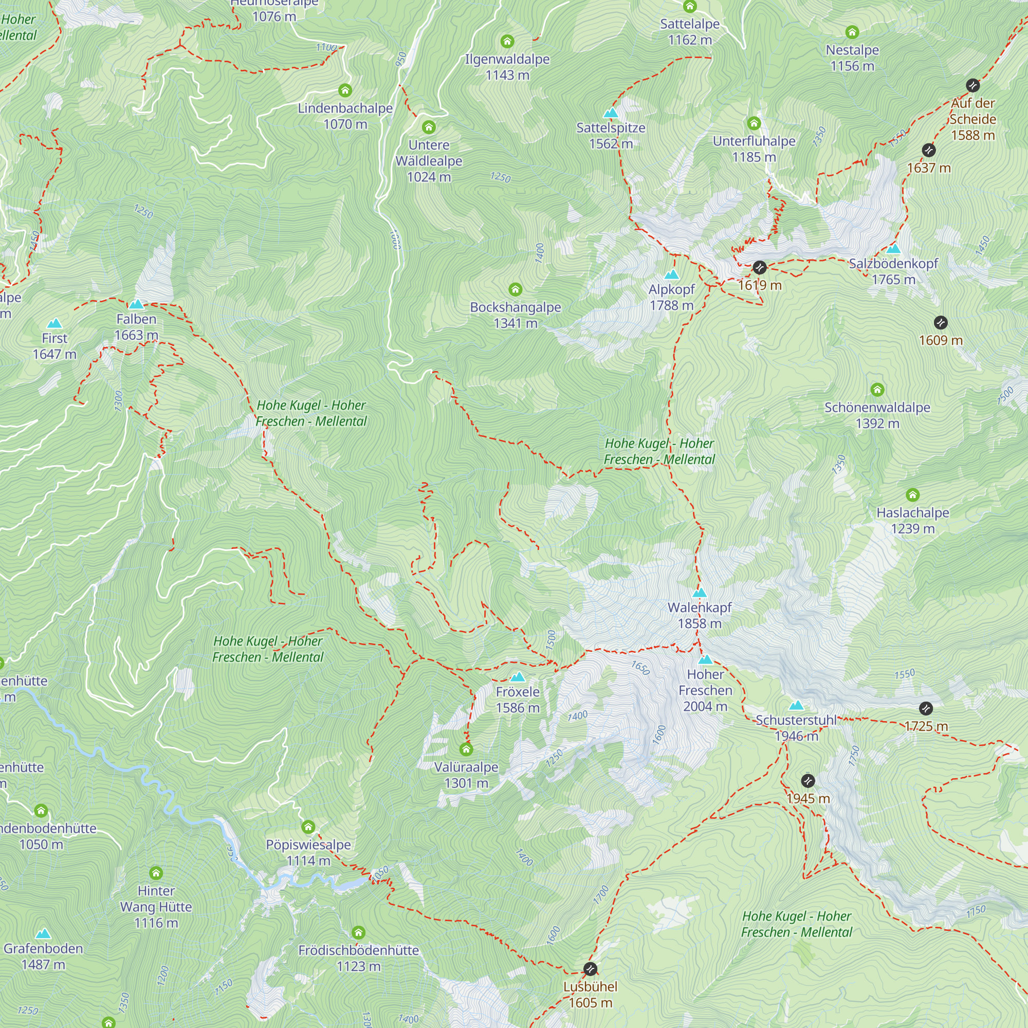 Obersturmalpe map