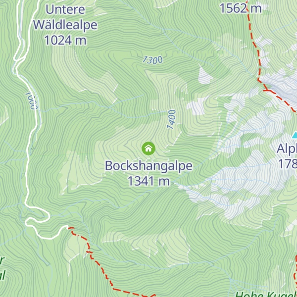 Map of Bockshangalpe