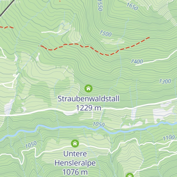 Map of Straubenwaldstall