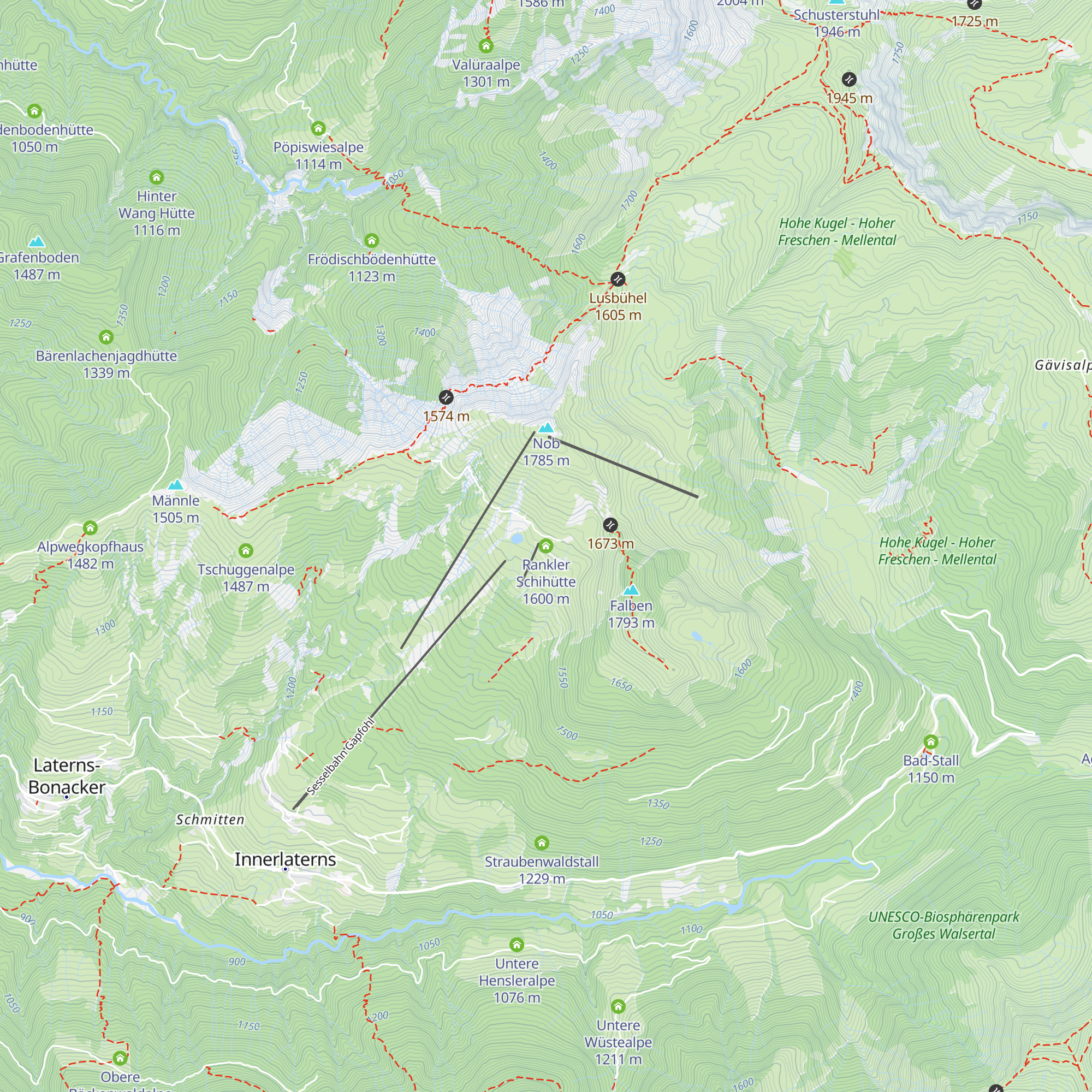 Rankler Schihütte map