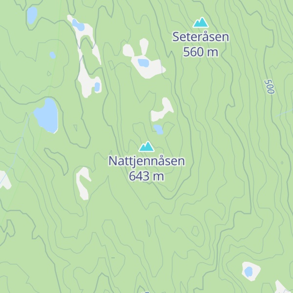 Map of Nattjennåsen