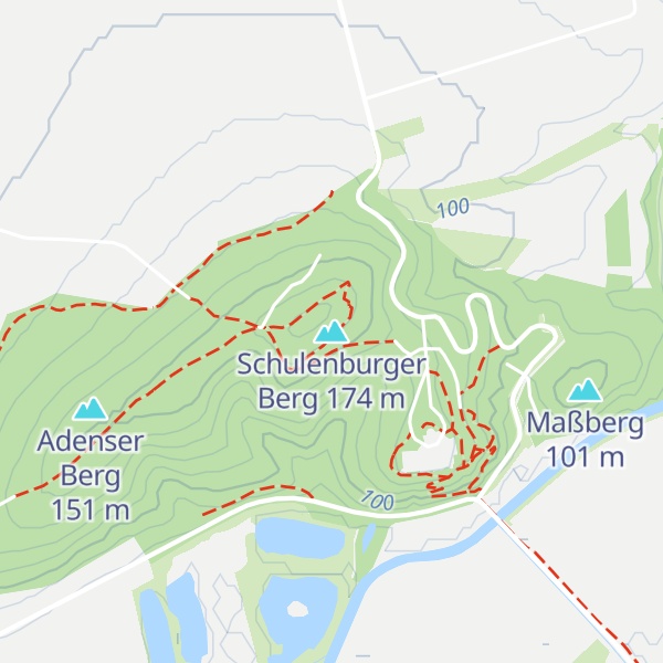 Map of Schulenburger Berg