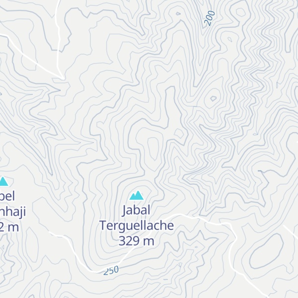 Map of Jebel Mokna