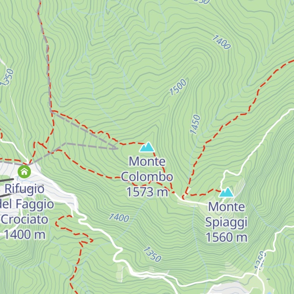 Map of Monte Colombo