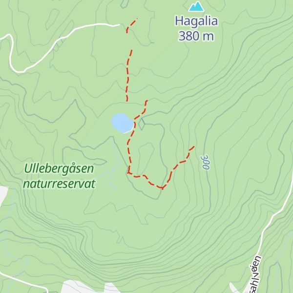 Map of Ulebergåsen