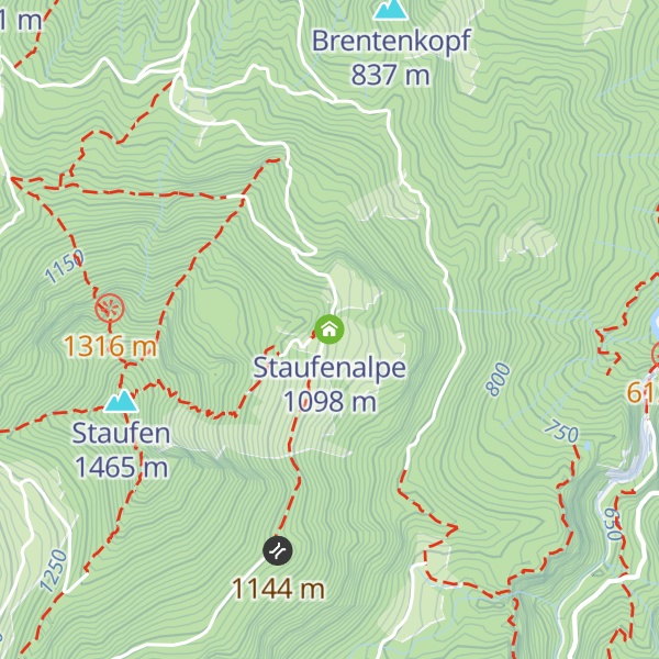 Map of Staufenalpe