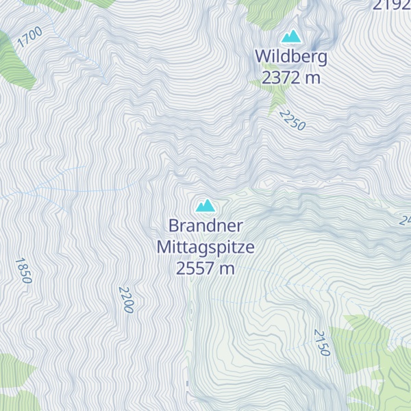 Map of Brandner Mittagspitze