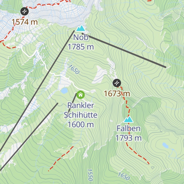 Map of Gapfohl Alpe