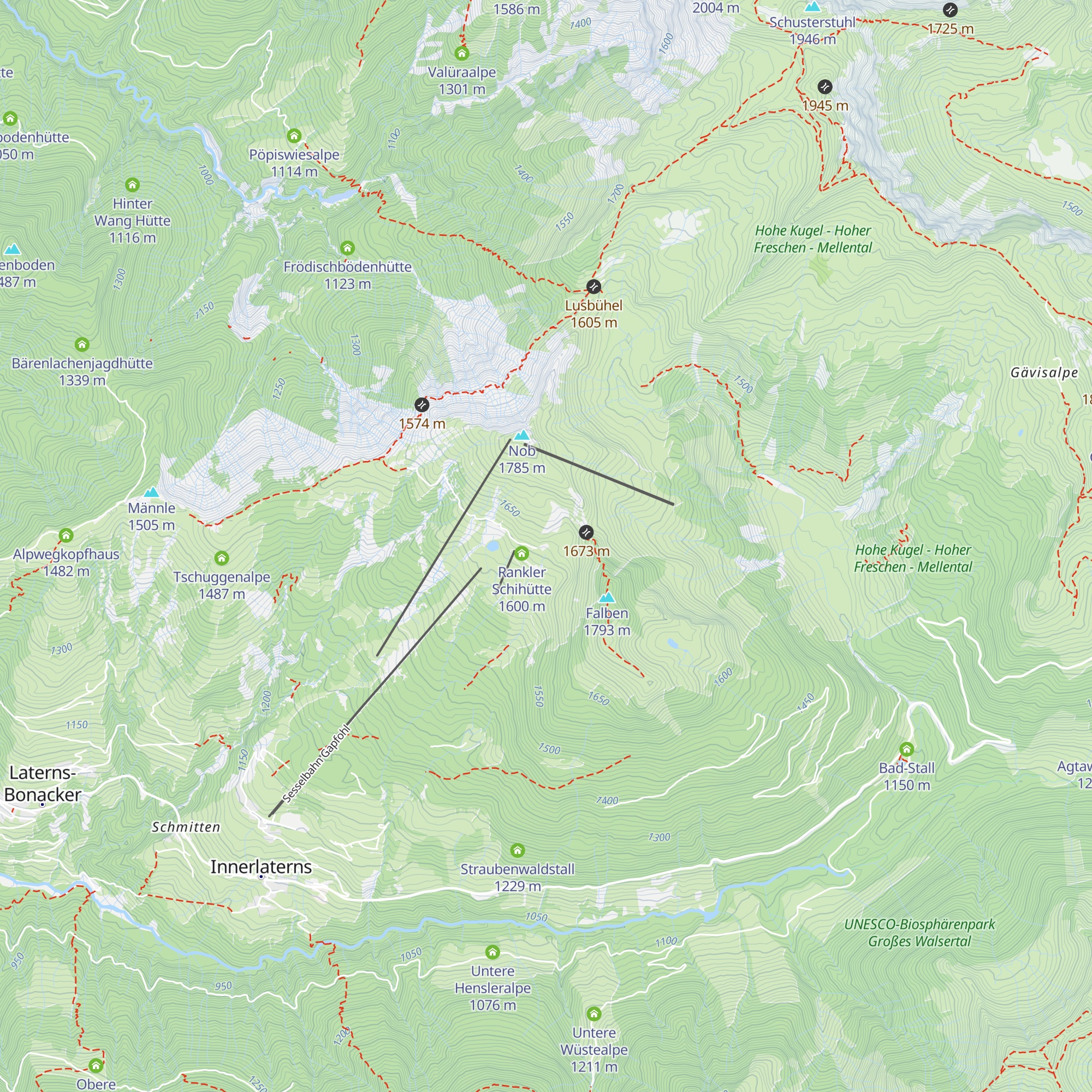 Laternser Schihütte map