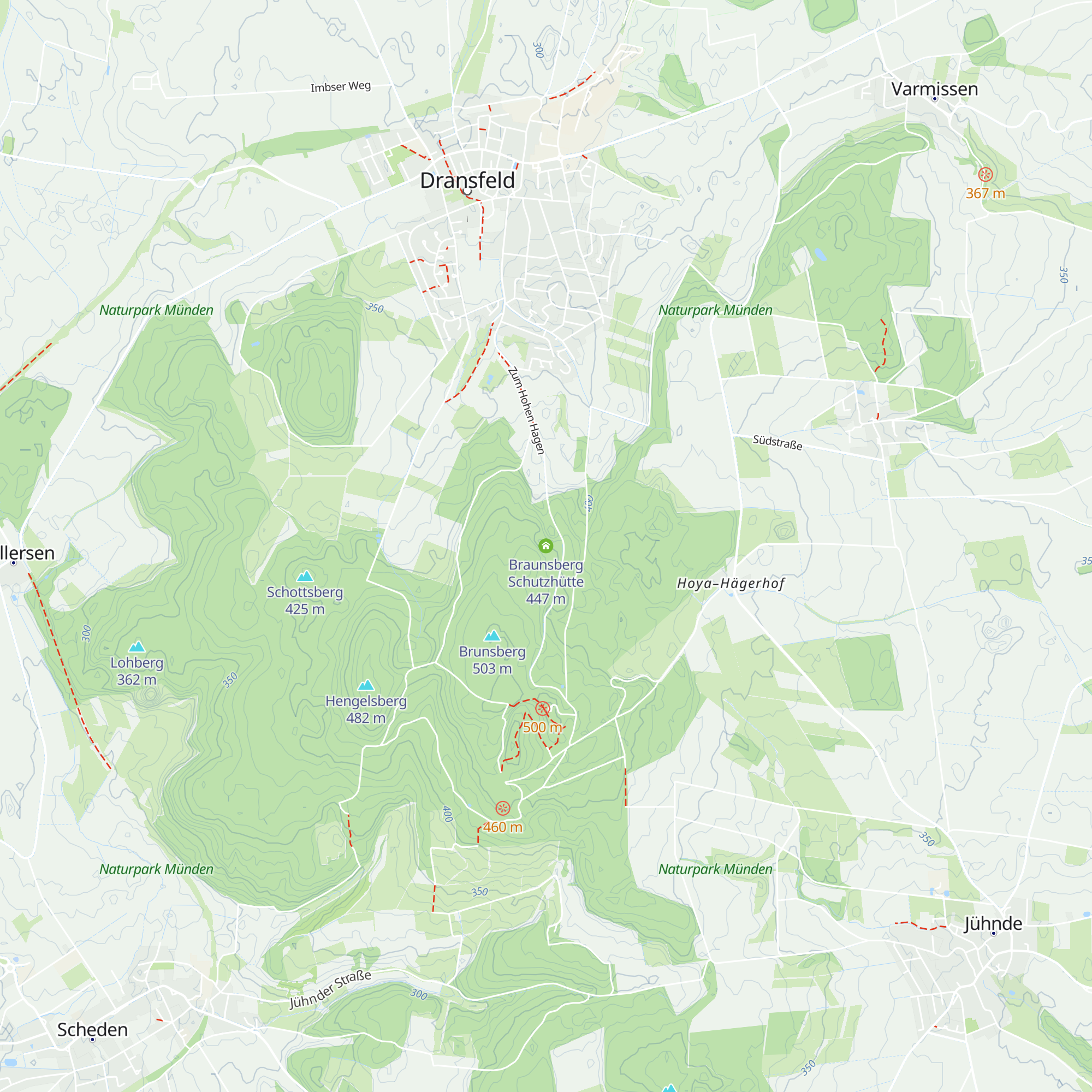 Braunsberg Schutzhütte map
