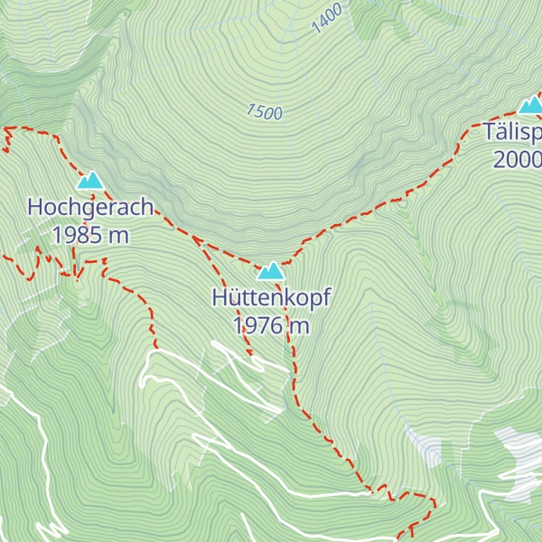 Map of Hüttenkopf