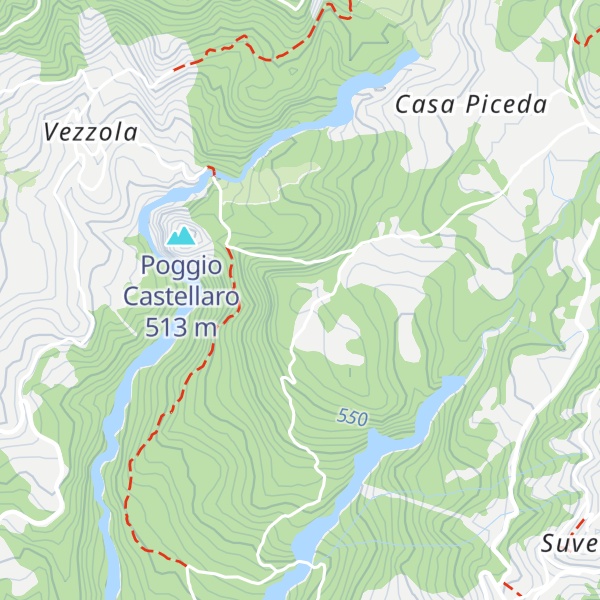 Map of La Pianaccia