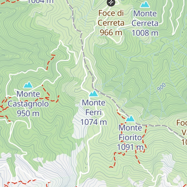 Map of Monte Ferri