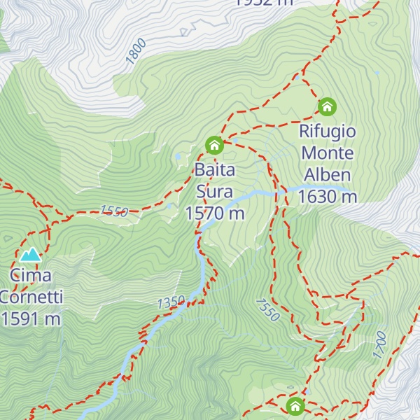 Map of Baita Piazzoli
