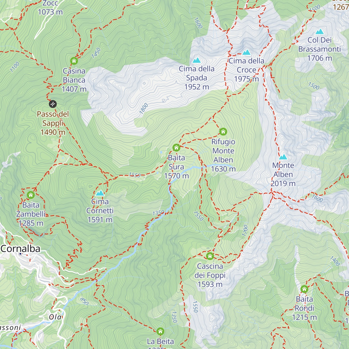 Baita Piazzoli map