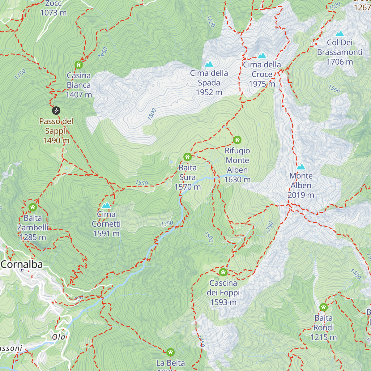 Baita Piazzoli map
