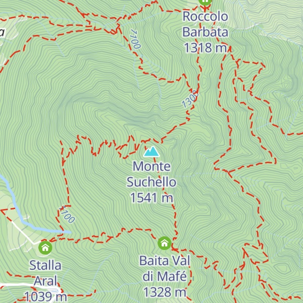 Map of Monte Suchello