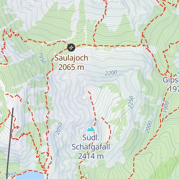 Map of Nördl. Schafgafall