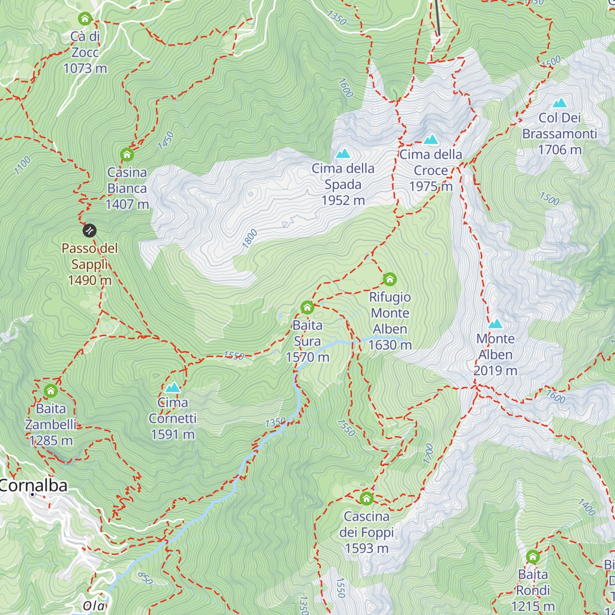 Baita Sura map