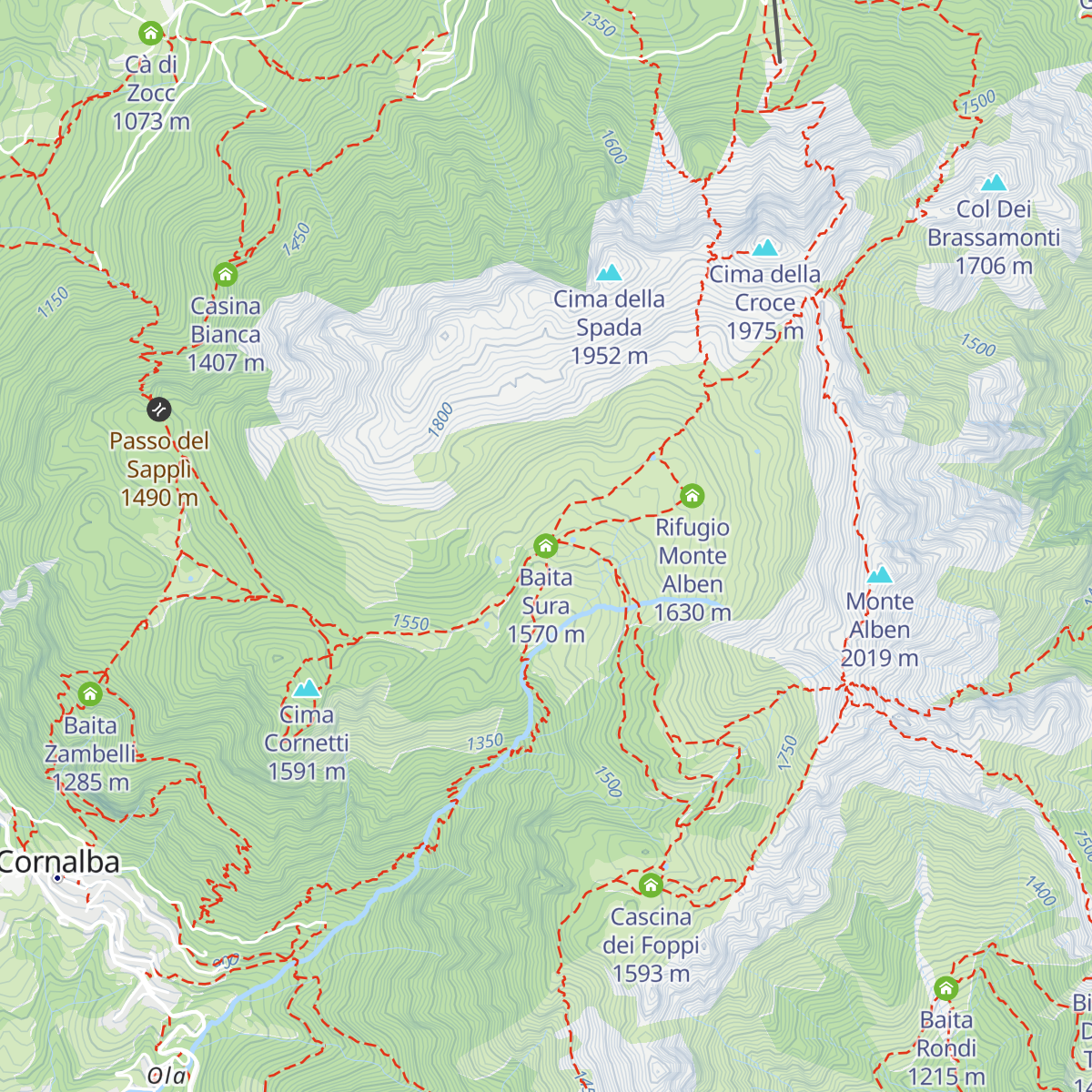 Baita Sura map
