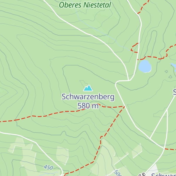 Map of Schwarzenberg