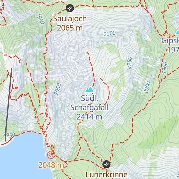 Map of Südl. Schafgafall