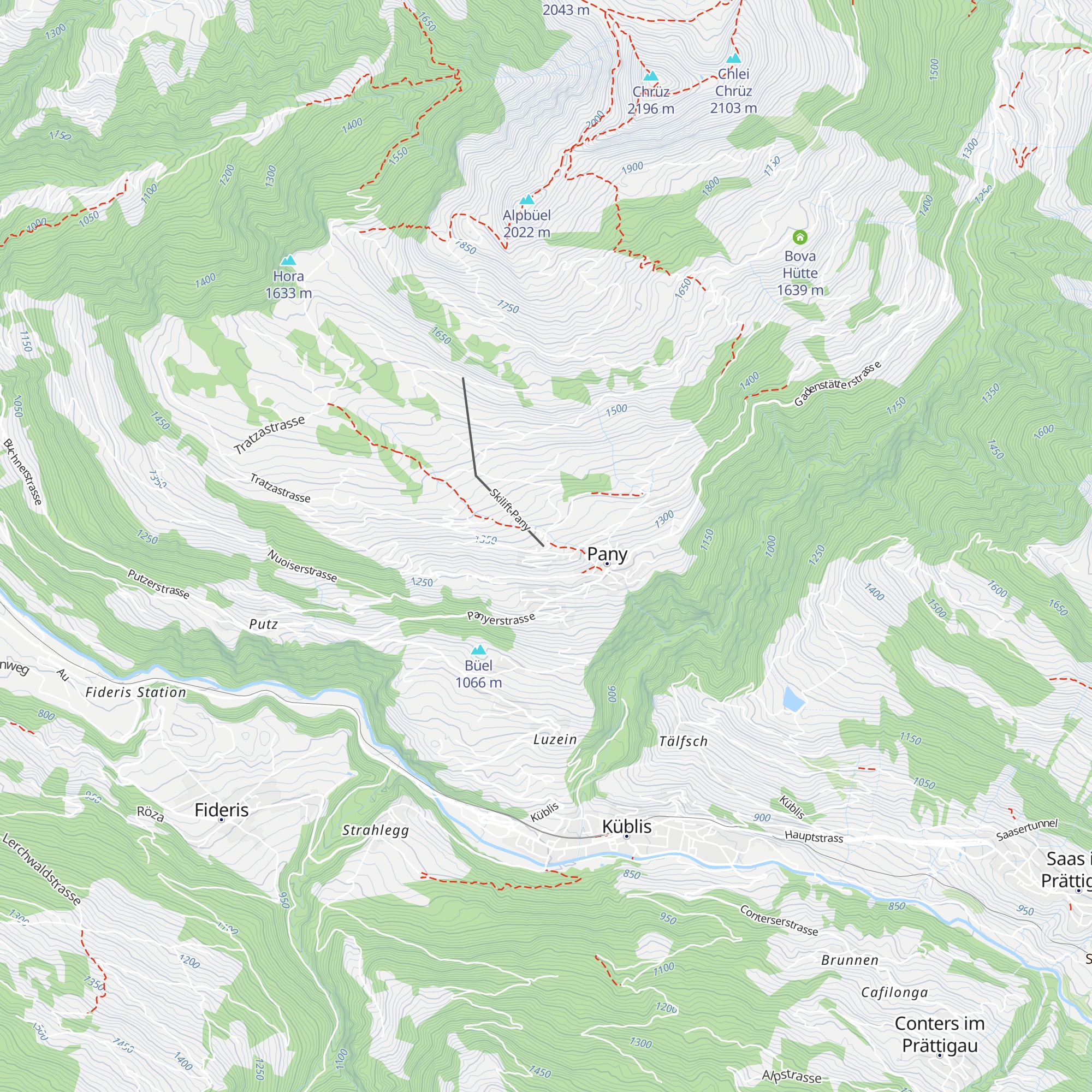 Güggelstein map