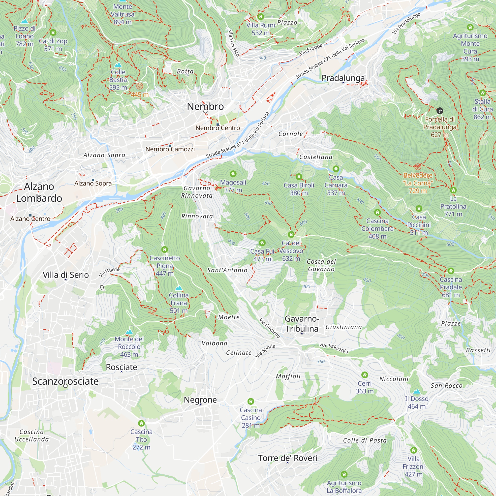 Casa Baleri map