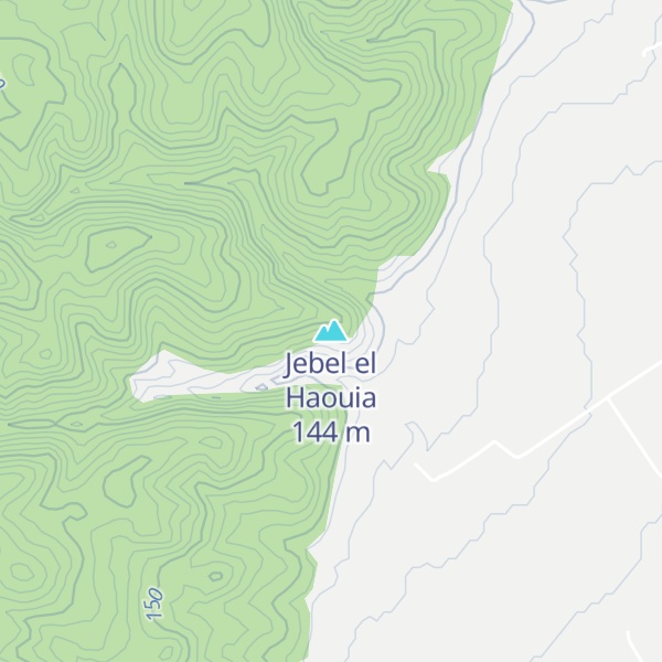 Map of Jebel el Haouia