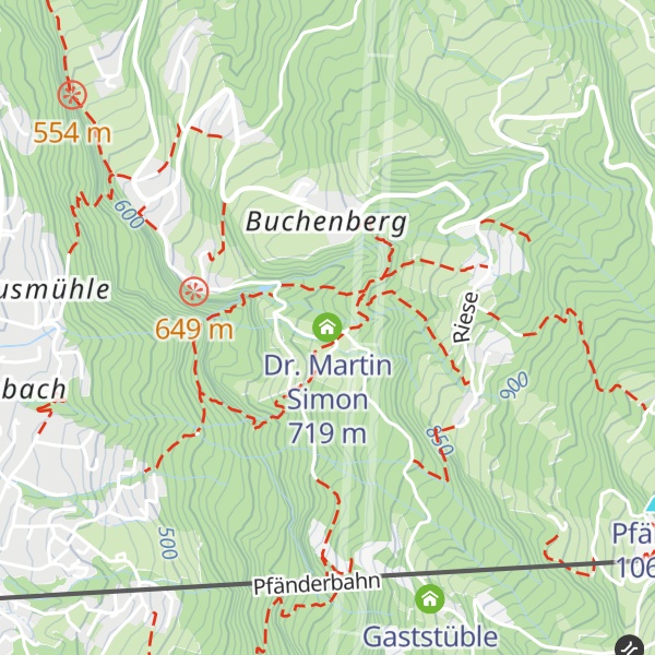 Map of Dr. Martin Simon
