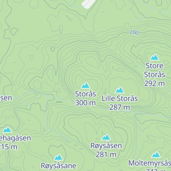 Map of Storås