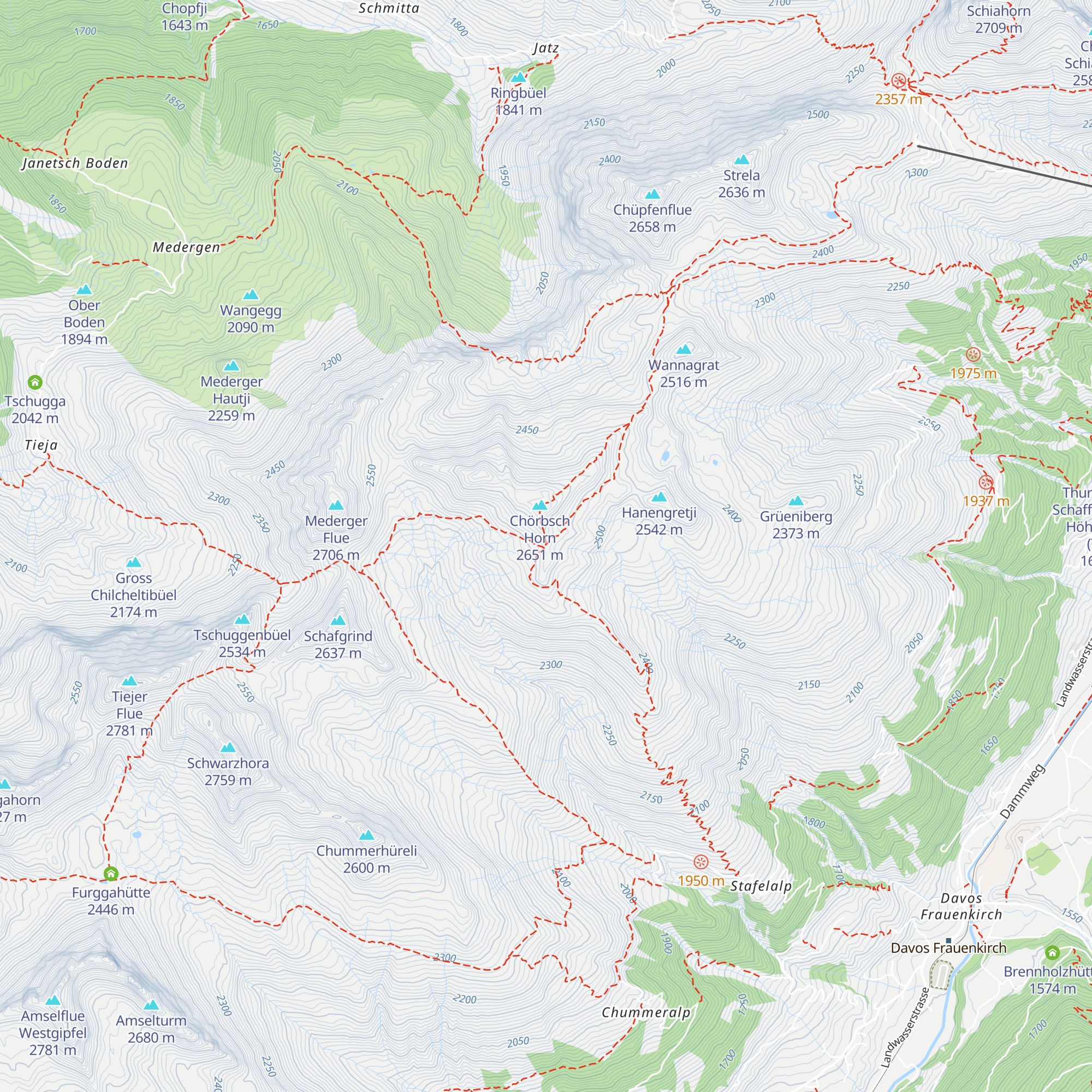 Chörbschhornhütte map