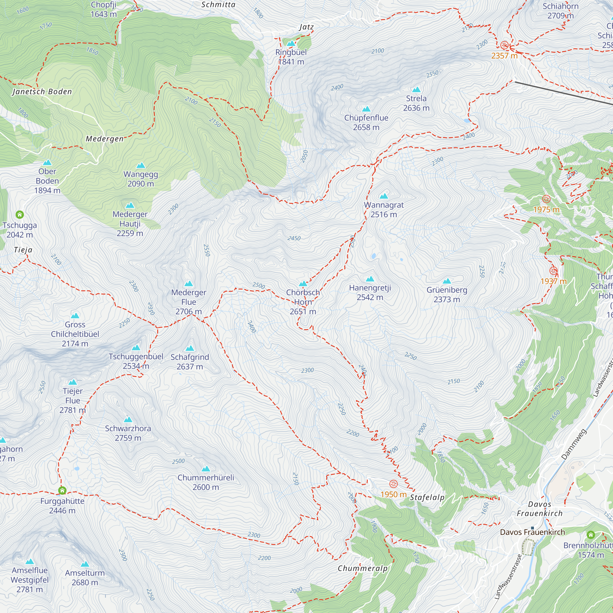 Chörbschhornhütte map