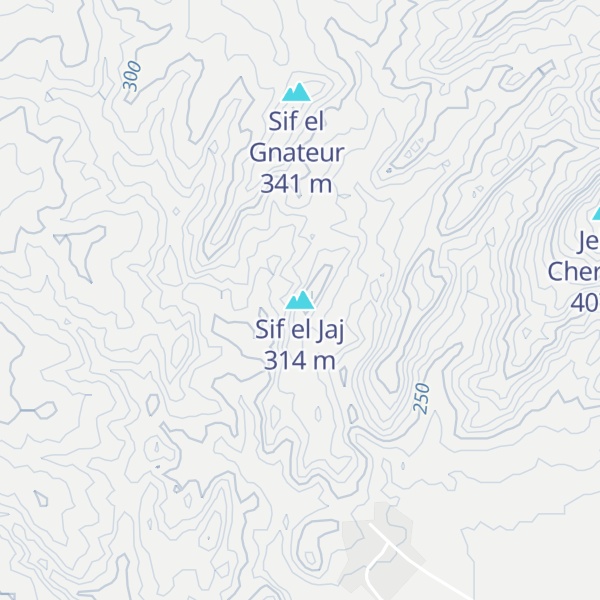 Map of Sif el Jaj