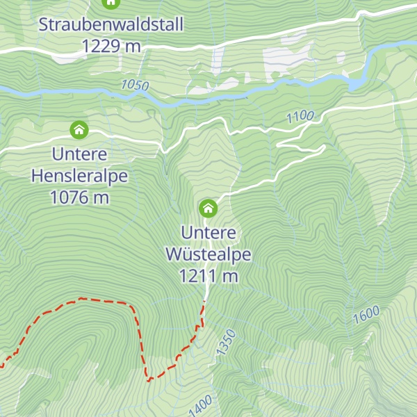 Map of Untere Wüstealpe