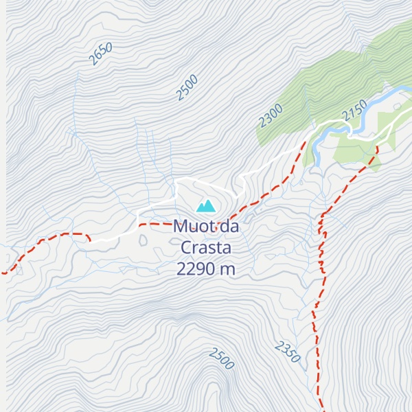 Map of Muot da Crasta