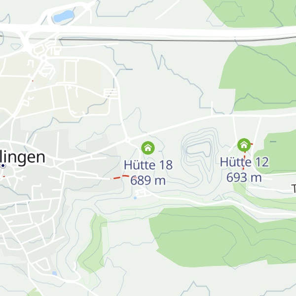 Map of Hütte 18