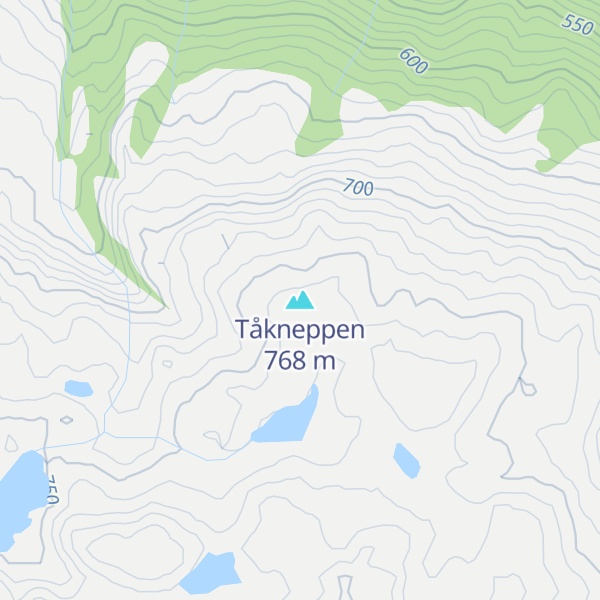 Map of Tåkneppen